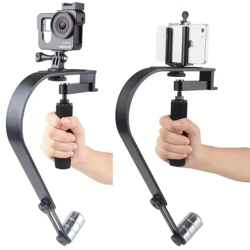 

Arc-shaped design Handheld Handy Video Stabilizer for Gopro Camera camcorders Steadicam DV for iPhone SLR