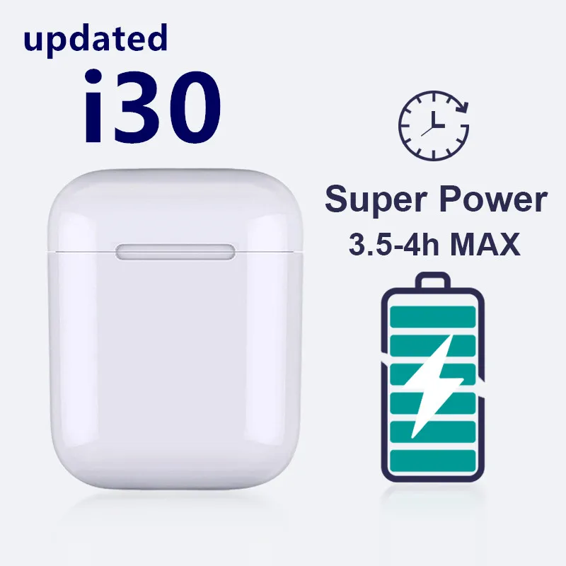 

Updated i30 TWS 1:1 Replica Pop-up Wireless Earphone 6D Super Bass Bluetooth 5.0 Earphones i30 tws PK i20 i60 not W1 Chip twsi30