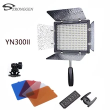Yongnuo YN300-II yn300ii led luz da câmera de vídeo luz para canon nikon samsung photo studio luz da lâmpada YN-300 ii luz preenchimento