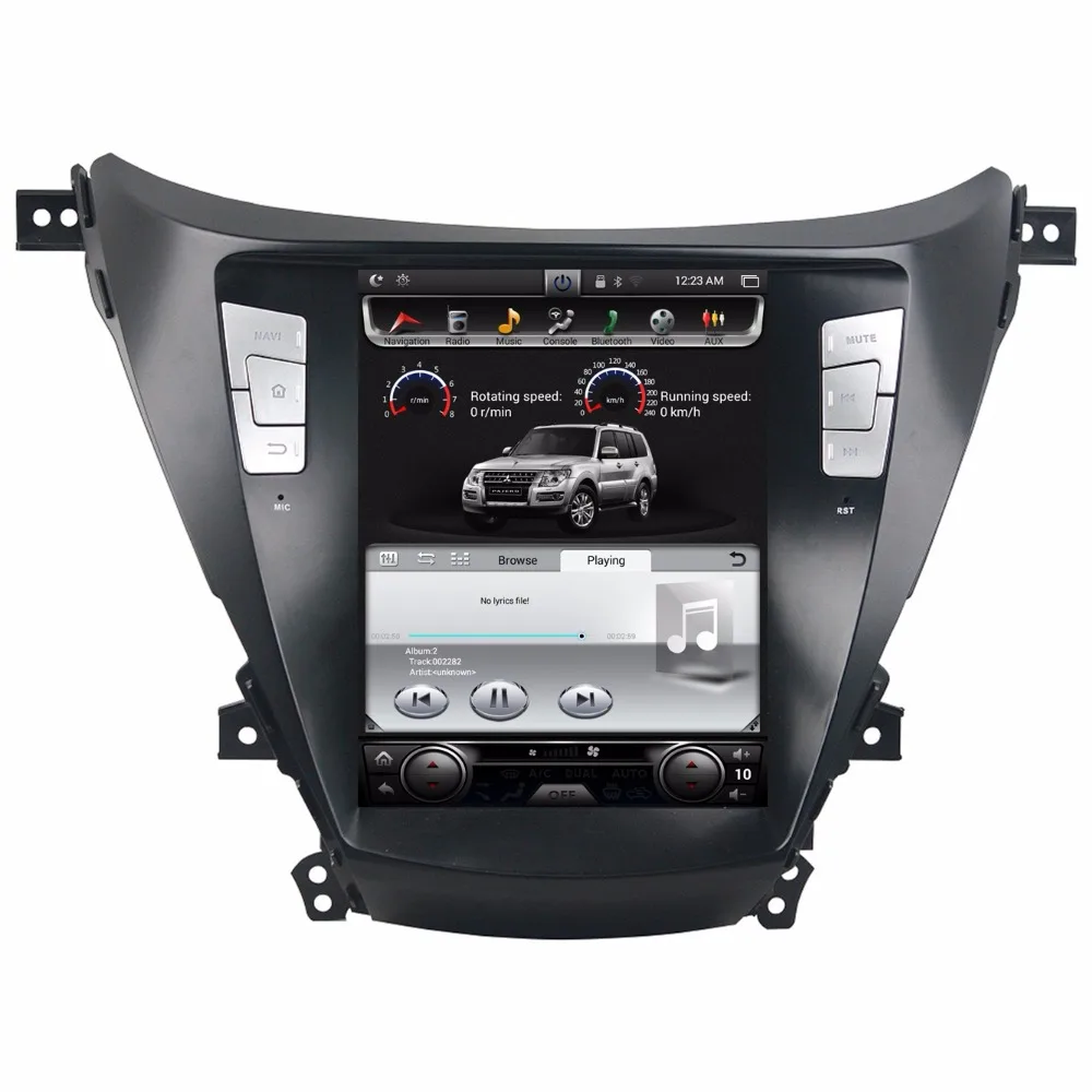 Cheap PX6 Android 8.1 IPS Screen 6-Core 10.3" Car Audio Player for Hyundai Elantra 2014 2015 2016 Radio GPS BT5.0 WIFI Easy Connect 3