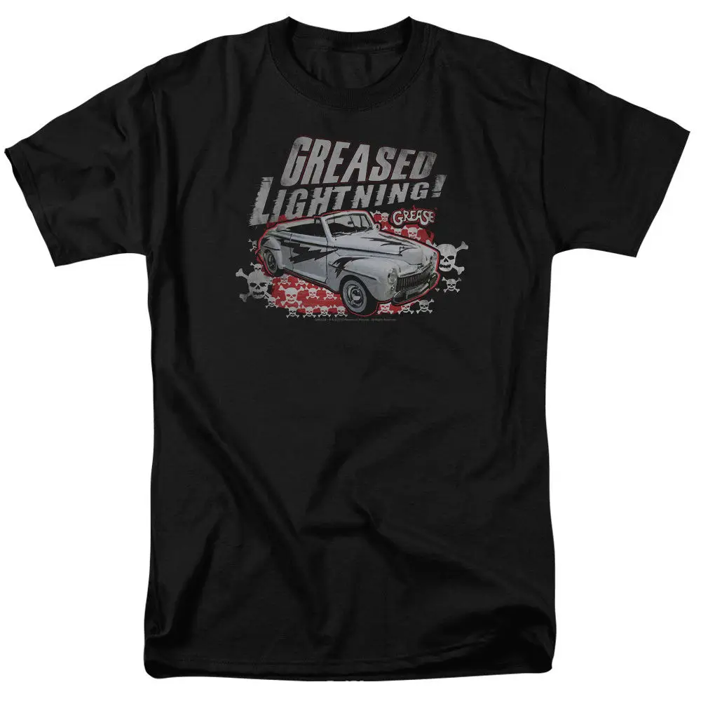 Grease Movie Greased Lightning Car Vintage Style Adult Tshirt All