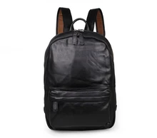 Vintage Genuine Leather Backpack Men Backpacks Fashion Male Travel Bags School Bag Laptop Backpack Rucksack Black Brown J7273