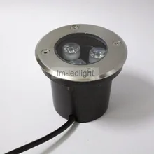 12 В светодиодный напольные светильники 3 Вт dia100* 90 мм встраиваемый светильник Теплый/neture/чистый белый синий RGB светодиодный светильник s Открытый 50 шт