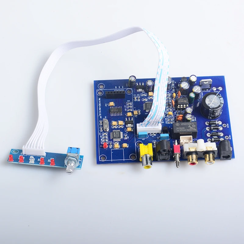 K.GUSS AK4490 + AK4118 NE5532 Quad Input DAC Decoder Board with Analog Input Quad Switch Input Fiber Coaxial Input