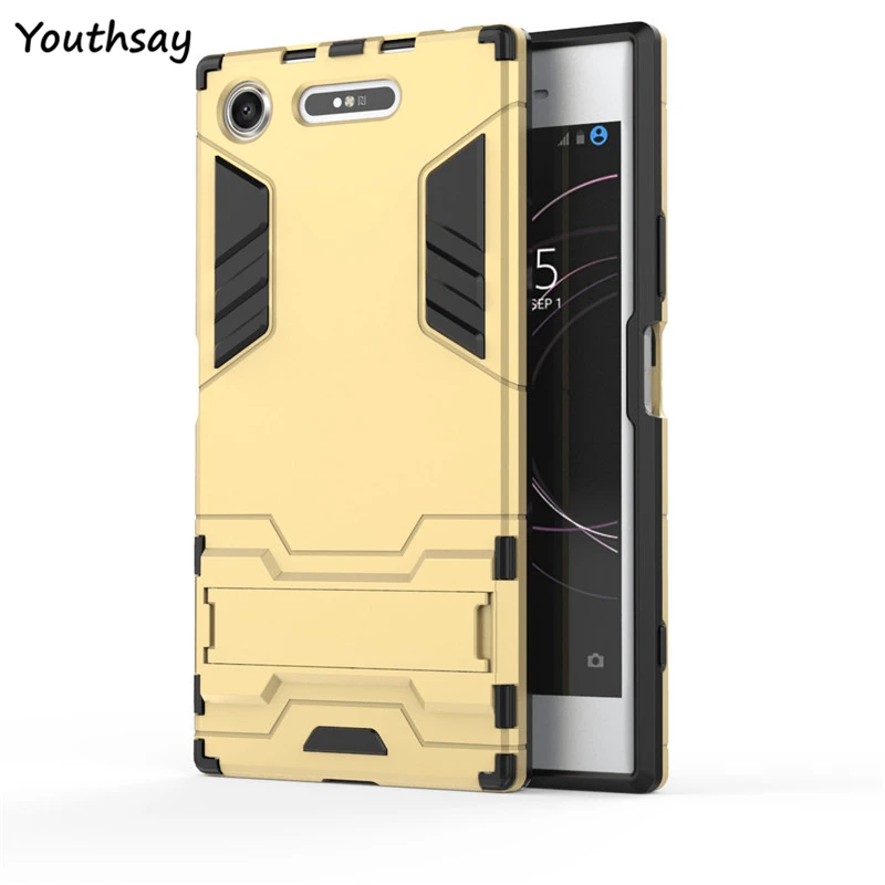 Youthsay чехол для Sony Xperia XZ1 F8342 F8341 ударопрочный роскошный с роботом чехол|luxury case|sony