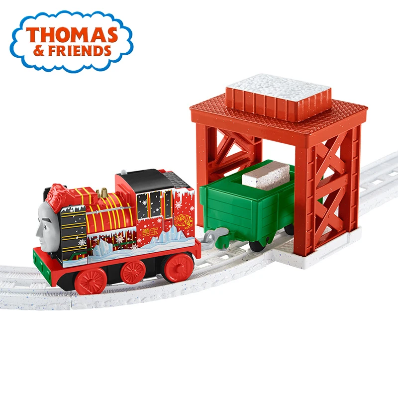 Магнитный литой мини-поезд Thomas& Friends, игрушка Matel Car Track Brinquedos DHC78, подарочный набор для детей на день рождения, новинка