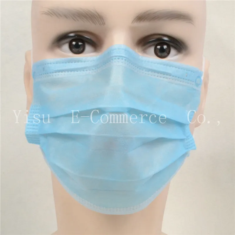 

Colorful Disposable Solid Mouth Masks 200pcs Elastic Layer Medical Dustproof Surgical Face Ear Loop Face New Mouth Masks