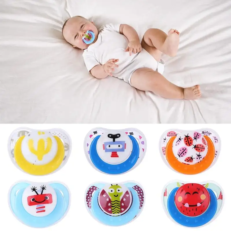 

Cute Pacifier Newborn Kids Baby Boys Girl Dummy Nipples Food-grade Silicone Pacifier Orthodontic Soother 0-36Months