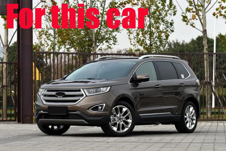 Для Ford Edge ABS Хромированная дверная ручка Накладка с умным отверстием