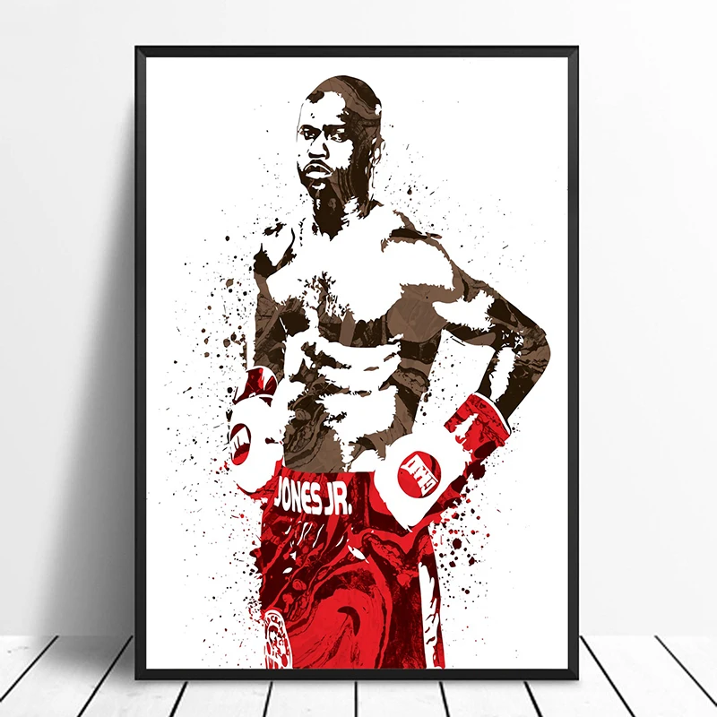 

Roy Jones Jr Boxing Star Sports Canvas Poster Wall Art Print Kids Decor Home Decor Wall Decor Canvas painting