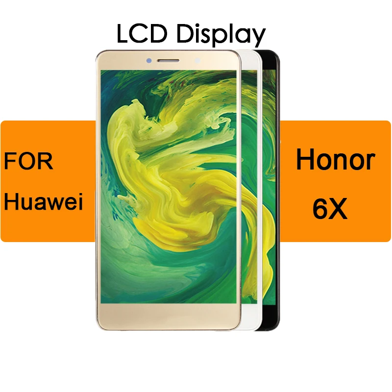 Для Huawei Honor 6X BLN-AL10 BLN-L24 BLN-21 ЖК-дисплей Дисплей Сенсорный экран сборки с корпусом