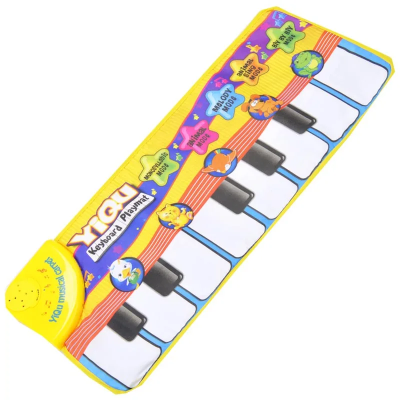  Large Baby Musical Carpet Keyboard Playmat Music Play Mat Piano Early Learning Educational Toys for
