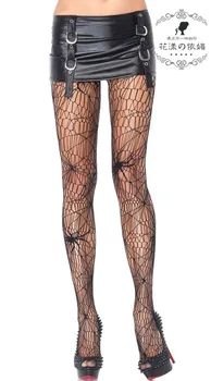 

New Design Women Fashion Sexy Fishnet Net Mesh Pantyhose Stockings Long Spider Stockings Transparent Black Tights Stocking