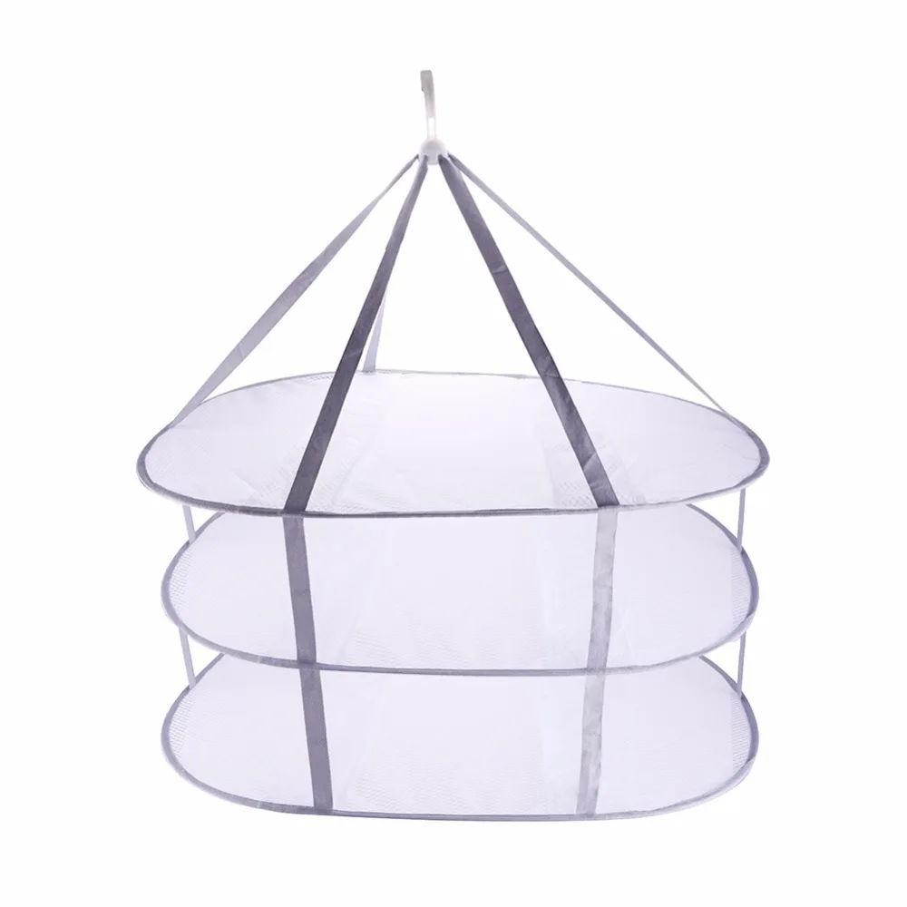 

Home Cloth Net Dry Rack Mesh Hanger 1/2/3 Layer Underwear Drying Rack Folding Hanging Clothes Laundry Basket #276092