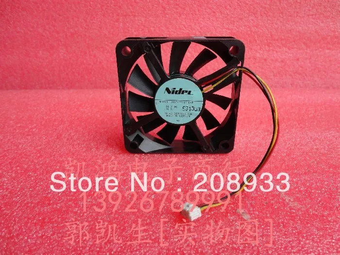 

For Nidec D06R-24SS1 24V 0.12A 6cm, 6015 three-wire inverter fan+cooling fan