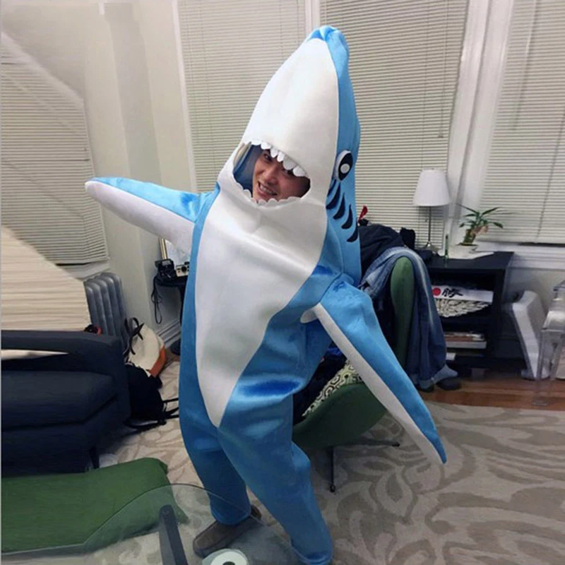 Adult-Kids-children-Attack-blue-Shark-Costume-Party-Mascot-animal-Costume-Jumpsuit-Halloween-Fancy-Dress-rompers (2)