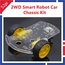 New Motor Smart Robot Car Chassis Kit Speed Encoder Battery Box 2WD For Arduino