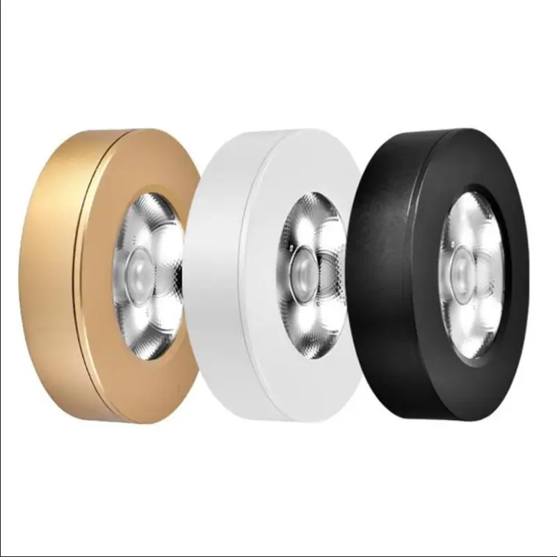 10 шт. COB LED Puck light 7 Вт 12 Ультра тонкая круглая светодиодная подсветка под шкаф
