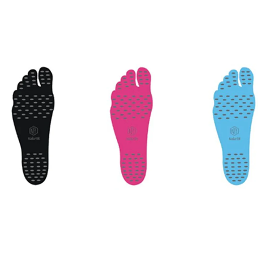 

Sticker Shoes Stick on Soles Sticky Pads NAKEFIT for Feet beach sock waterproof Hypoallergenic adhesive pad for walking freely