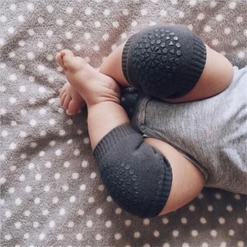 

1 Pair Baby Kneepad Soft Safety Crawling Elbow combed cotton Kids Anti-slip Cushion Knee Pad Oversleeves Protect baby's knees