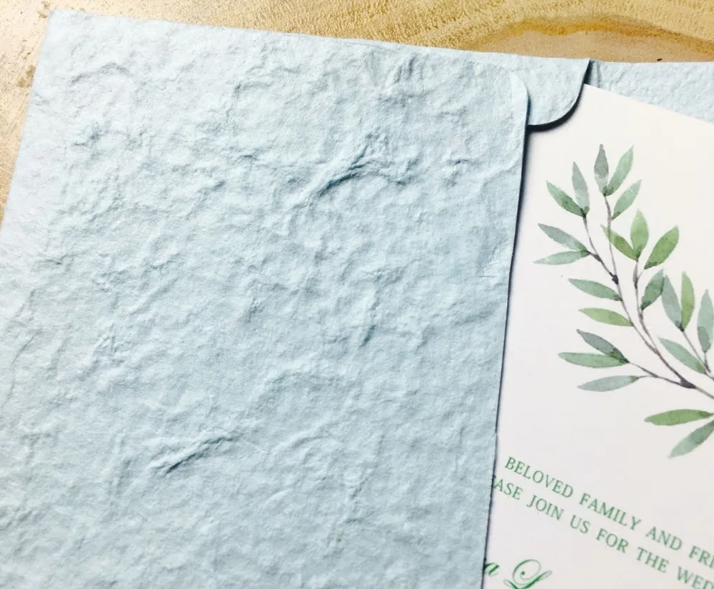  Rustic Wedding Invitations Cards Customized Invitaion Cards -- Set of 30 pcs - 32844662968