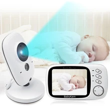 BabyKam 3.2 inch LCD Wireless Video Baby Camera Monitor Night Vision Nanny Security Camera Temperature Monitoring VOX Babysitter