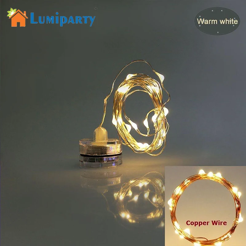 LumiParty 4M LED Copper Wire Light String Fairy Lamp string Decoration