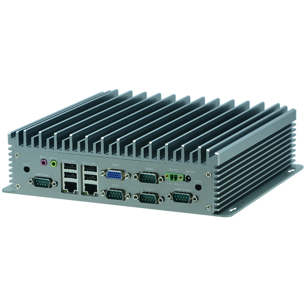 Partaker Q5 Industrial PC Fanless with 6 COM SIM Slot support 3G (7)