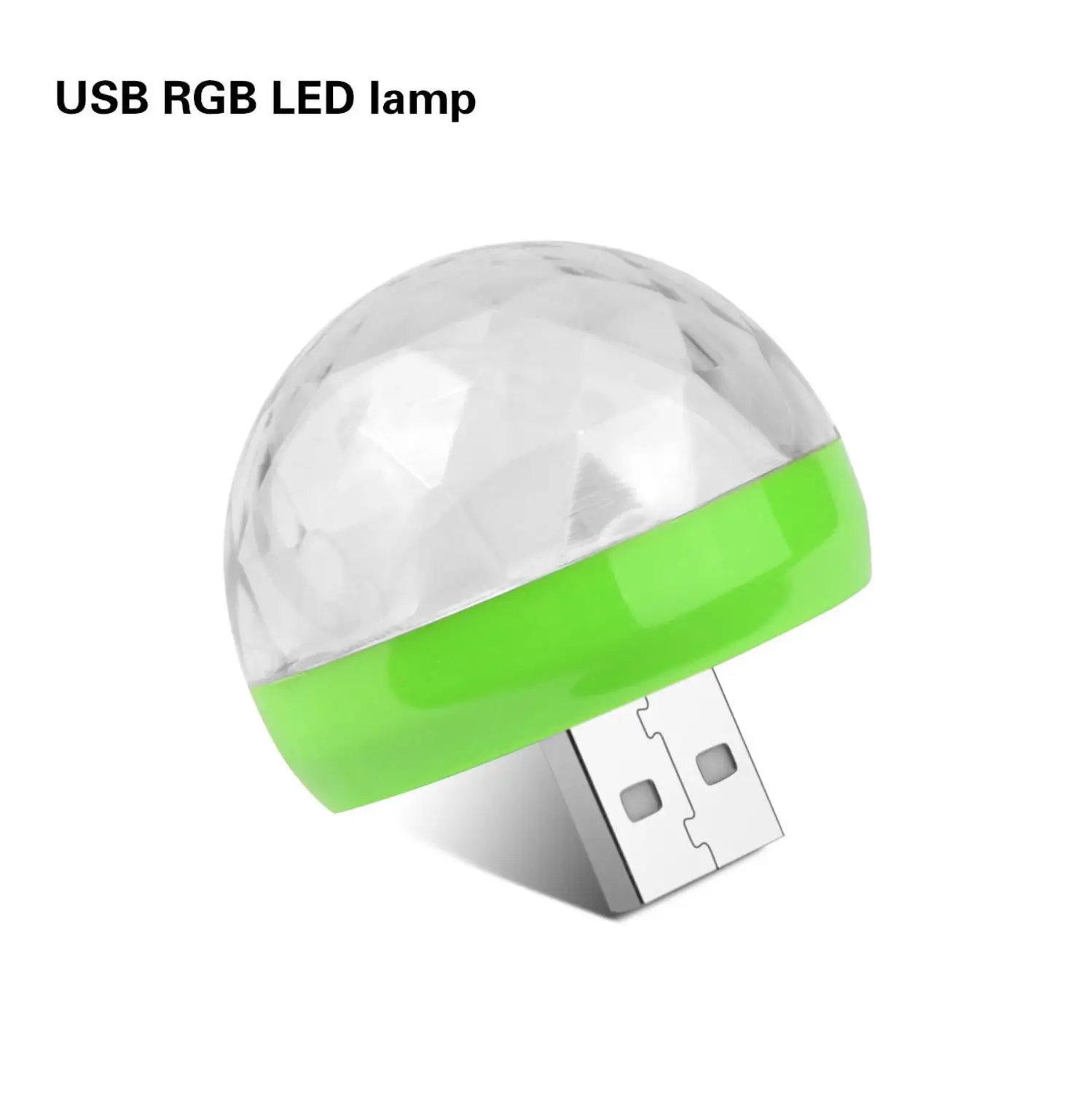 USB E27 3 Вт 6 Вт красочный Авто вращающийся RGB светодиодный светильник Волшебные лампочки вечерние лампы диско для украшения дома светильник ing лампа - Цвет: USB