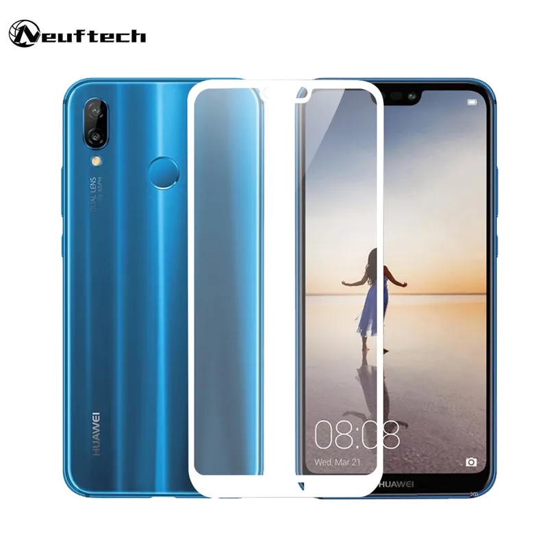 Полное покрытие из закаленного стекла пленка для huawei P20 Lite Pro P 20 протектор экрана