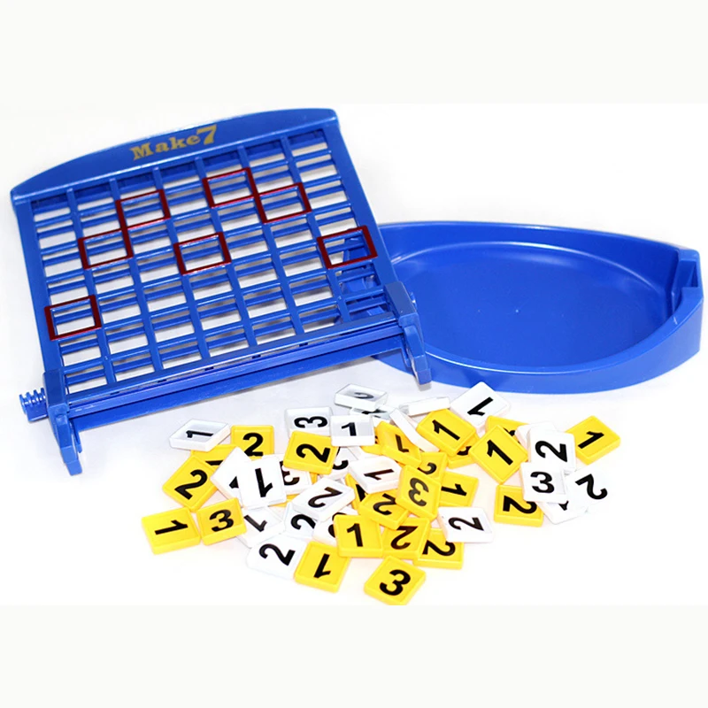 Подключен в 7 цифровой мозг интерактивная игра Дети Раннее Образование Головоломка арифметическая трехмерная четыре шахматные игрушки