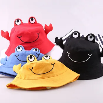 

Toddlers Kids Hat Cartoon Animal Sun Basin Cap Children Fisherman Sunhat baby summer hat zonnehoed baby Dropshipping Apr17