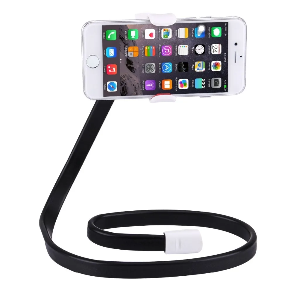 White Lazy Holder Mobile Stand Flexible Adjustable Mount Phone Stands