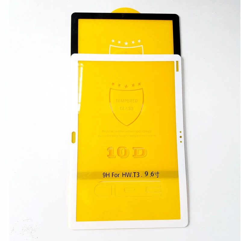 

10D Screen Protector Tempered Glass Film For Huawei T3 9.6 T3 7.0 Full Coverage Ultra-thin HD 10D Protective Film 9H Glass