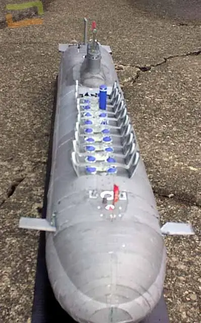 Красный Октябрь Атомная подводная лодка Военная Модель 3D бумажная модель DIY Ручная работа бумажная модель игрушки