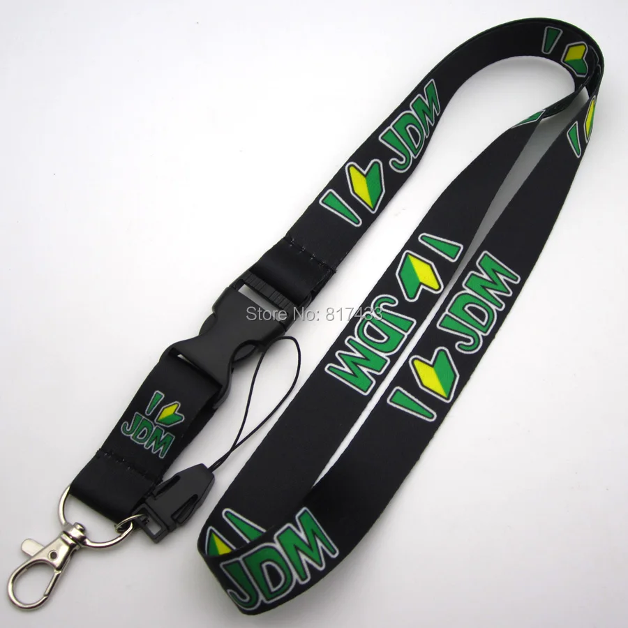 10 шт. JDM Stance hellaflush fatlace ILL illest Lanyard телефон шейный ремешок брелок 3 цвета - Название цвета: I LOVE JDM