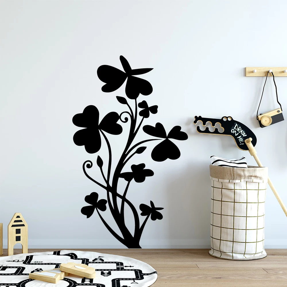 

Hot Clovers Wall Sticker Home Decoration Accessories Home Decor Children House Waterproof Wall Art Decal stickers muraux