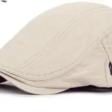 50 шт/лот Federal Express быстро корейский стиль мужской повседневный хлопоковый берет Кепка Женская однотонная весенне-Осенняя шапка