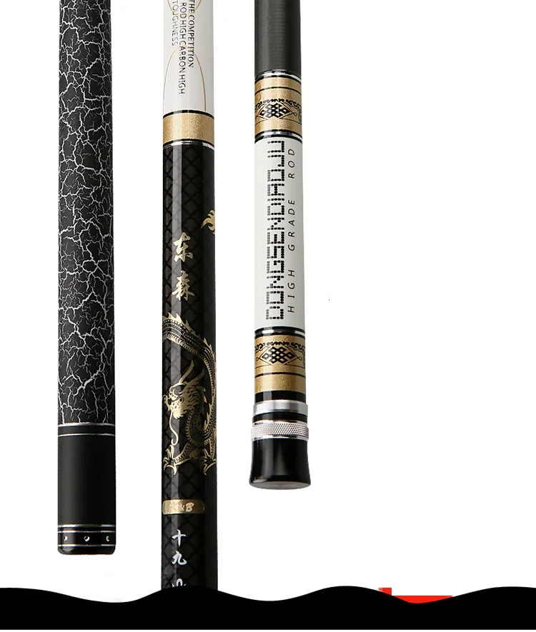 Drop Shipping 28 tune New Ultra-hard Ultra-lightweight Fishing Rod Pole Rod 3.6-8.1M Fishing Rod Comfortable Durable Lightwet