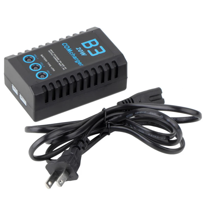 

1pcs RC B3 20W 2S-3S LiPo Battery Compact Easy RC Balance Charger For RC Helicopter EU/US