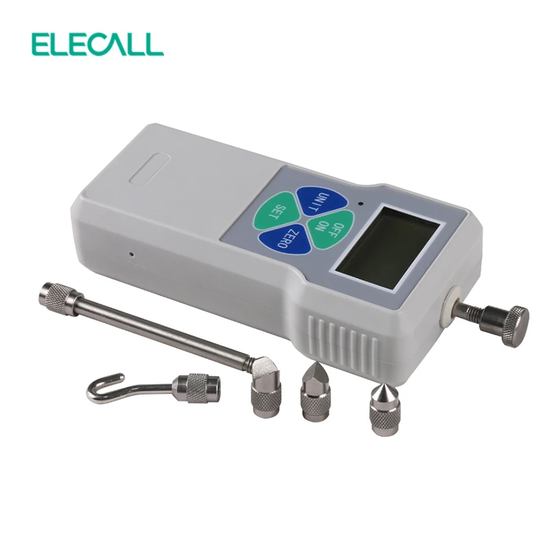 ELECALL ELK-200 Цифровой Динамометр Измерение силы инструменты тестер тяги цифровой толкатель манометр метр