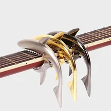 Электрогитара в форме акулы цинковый сплав Капо быстросменный Зажим для акустической классической гитары аксессуары для музыкальных инструментов