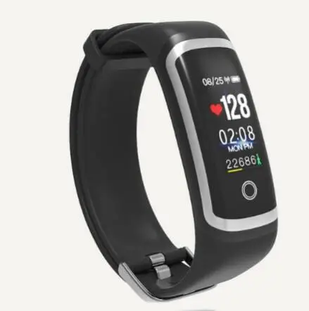 Спортивные фитнес-часы Wearpai, умные часы M4 с монитором сердечного ритма, браслет с напоминанием калорий, водонепроницаемые Смарт-часы для iPhone xiaomi - Цвет: Silver black