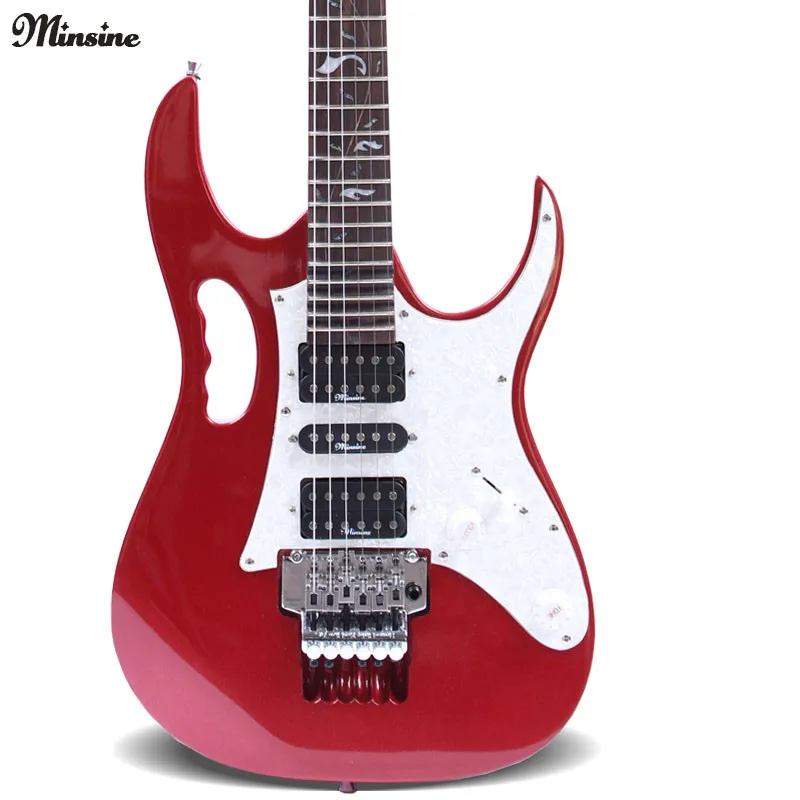 

Minsine Electric Guitar Rocking individual rock beginners with speaker effect set Full closed knob D004