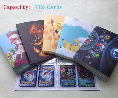 POKEMON Albums 8PAGE 112 CARDS фото коллекционер держатель портфолио/папка/альбом детский подарок