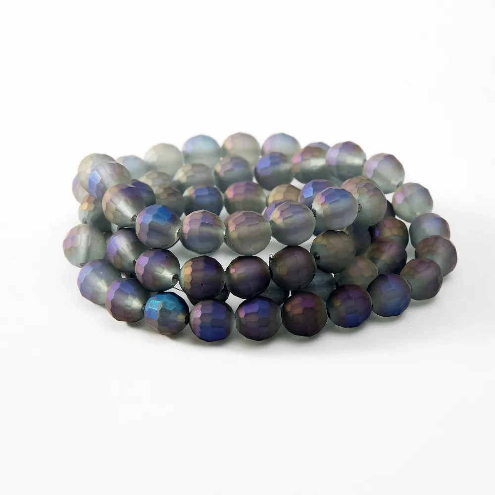 13mm Wholesale Faceted loose bead Frosted beads Charms Crystal Beads