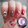 Japanese Series Nail Stamping Template Warrior Geisha Lantern Images Printing Art Plates Stencil for Hand Nails Decoration C30 5