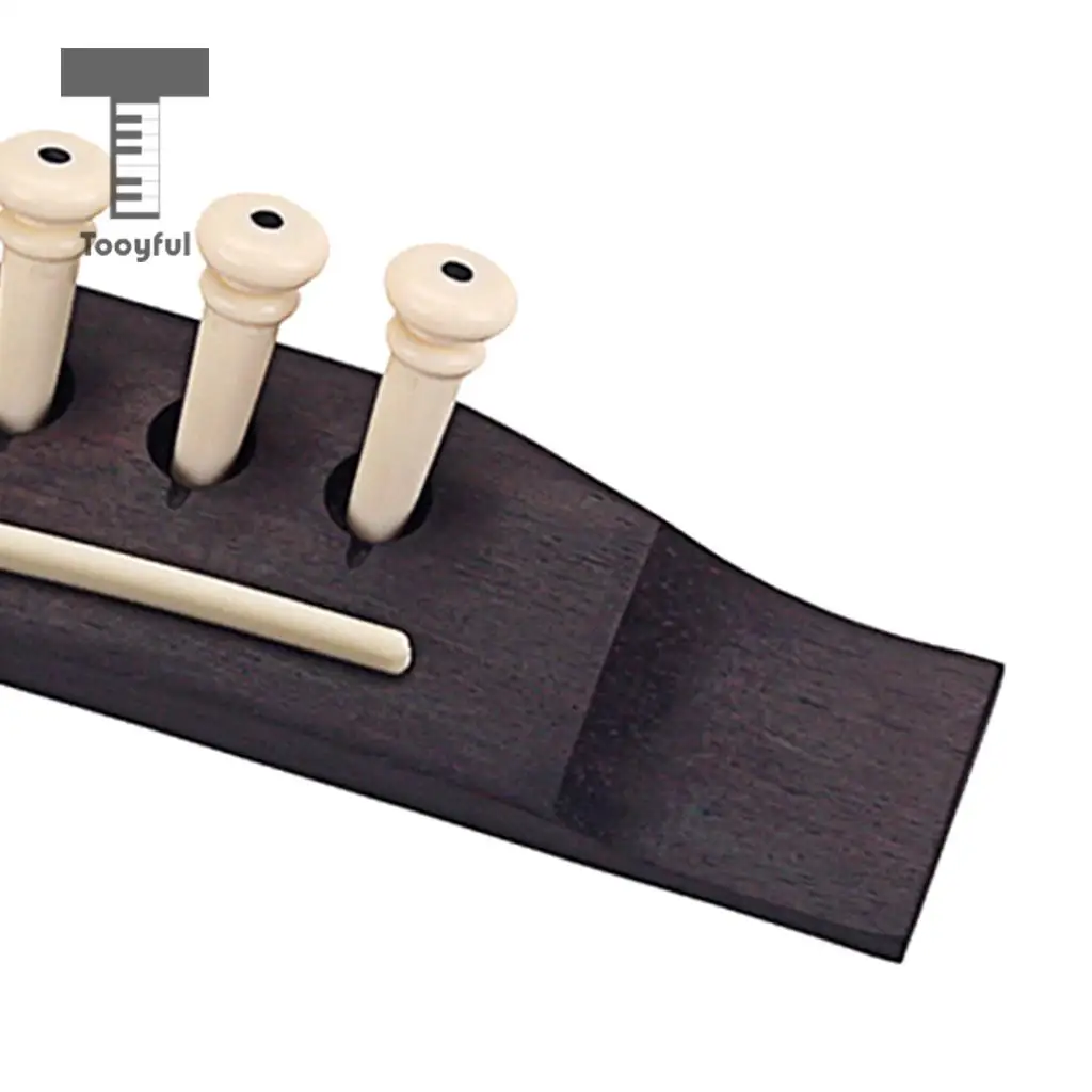 Replacement Rosewood Plastic Bridge Pins Saddle for Acoustic Electric Bass Guitar Parts