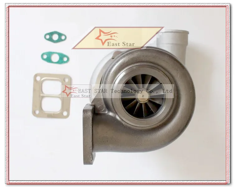 T88-33D T88 49174-00890 Universal turbo Turbocharger T4 Flange oil Journal Bearing 700hp External wastegate BULLET locknut golden (2)