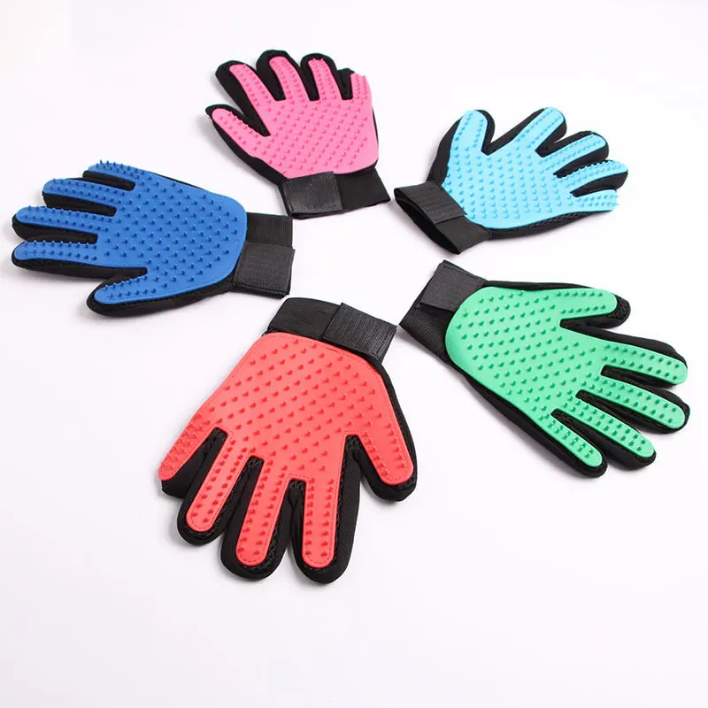 ITAX-9906 Pet cat/dog grooming gloves pet beauty massage dog bath brush